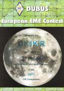 2013 1.3 GHz European EME Contest
